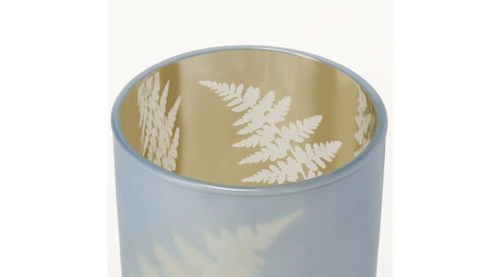 Stone Blue Fern Gold 4X5-4