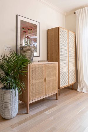 Rattan Small Sideboard