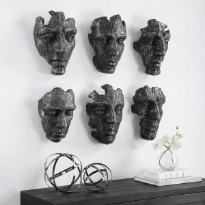 Self Portrait Wall Decor S/6