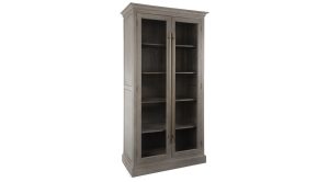 Chloe Tall Cabinet- Washed Grey