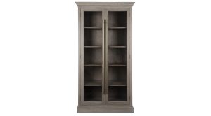 Chloe Tall Cabinet- Washed Grey