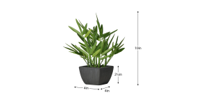 Bamboo 18h Faux Potted Plant (1)