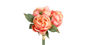 Blushing Peony 5 Bloom Bouquet - Orange (1)