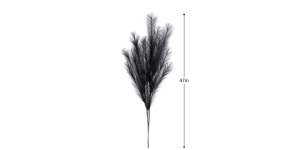 Desert Feather Pampas 47L Stem - Black (3)