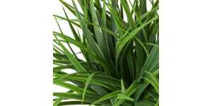 Grass Modern Potted Faux Plant - Dark Green (5)