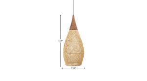 D Bodhi Horn Pendant Large – Natural