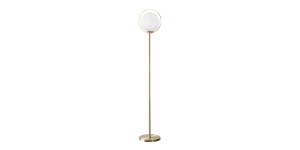 Halo Frosted Glass Globe 65h Floor Lamp (3)