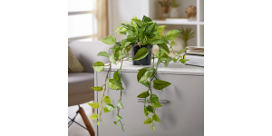 Ivy Hanging Faux Potted Plant With String Hanger