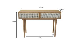 Kane Console Table- Natural