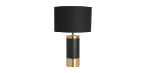 Loris Column BrassBlack Cement Table Lamp (1)