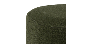 Pender Pin Leg Ashton Weave Upholstery Ottoman Stool - Hunter Green (7)