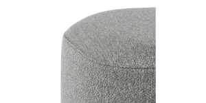 Pender Pin Leg Ashton Weave Upholstery Ottoman Stool - Stone Grey (7)