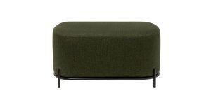 Pender Pin Leg Ashton Weave Upholstery Short Bench - Hunter Green (3)