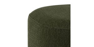 Pender Pin Leg Ashton Weave Upholstery Short Bench - Hunter Green (8)