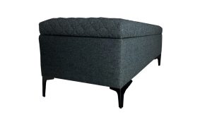 Rizzle Storage Bench Charcoal