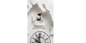 Village 36h” White Cuckoo Clock