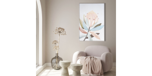 Blush Blossom II, Hand Painted Giclee (1)