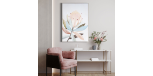 Blush Blossom II, Hand Painted Giclee (2)