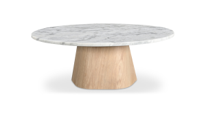 Evelyn Coffee Table-White Marble