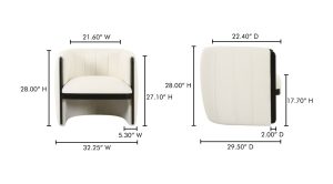 Francis Accent Chair White (2)