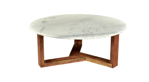 Jinxx Coffee Table-White Marble