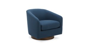 Oscy Swivel Chair- Dark Atlantic