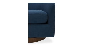 Oscy Swivel Chair- Dark Atlantic