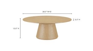 Otago Coffee Table- Oak (8)