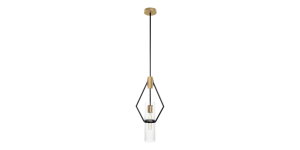 PENDANT LIGHTSEliana Pendant, Black And Brass (5)