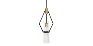 PENDANT LIGHTSEliana Pendant, Black And Brass (6)