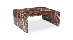 Rosa Coffee Table- Rosso Levanto Marble