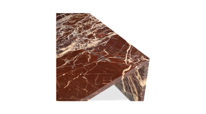 Rosa Coffee Table- Rosso Levanto Marble