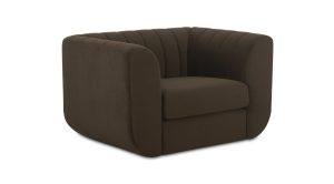 Rosy Lounge Chair- Dark Brown (2)