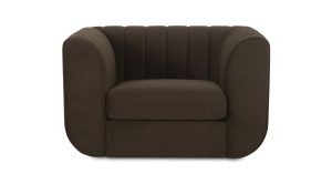 Rosy Lounge Chair- Dark Brown (7)