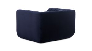 Rosy Lounge Chair- Deep Blue (3)