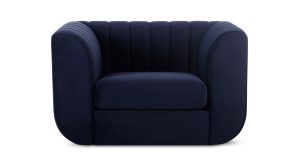 Rosy Lounge Chair- Deep Blue (7)