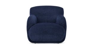 STEVIE LOUNGE CHAIR- NAVY (6)