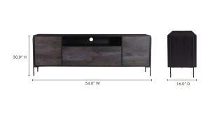 Tobin Entertainment Unit- Charcoal (3)