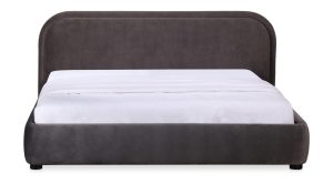 COLIN KING BED- DARK GREY