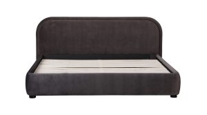 COLIN KING BED- DARK GREY