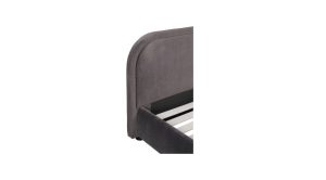 COLIN KING BED- DARK GREY