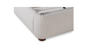 COLIN QUEEN BED- BEIGE