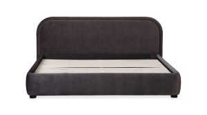 COLIN QUEEN BED- DARK GREY