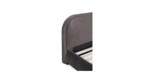 COLIN QUEEN BED- DARK GREY