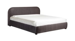 COLIN QUEEN BED- DARK GREY