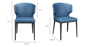 Delaney Dining Chair-Sky Blue