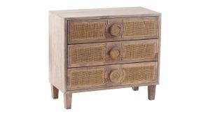 Dobby 3 Drawer Nightstand