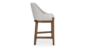 Edward Counter Stool Performance Fabric-Heather Beige (4)