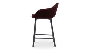 Emily Counter Stool-Wine Velvet (1)