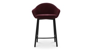 Emily Counter Stool-Wine Velvet (7)